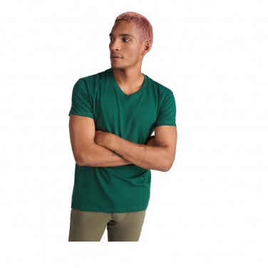 Logo trade promotional giveaway photo of: Samoyedo short sleeve men's v-neck t-shirt