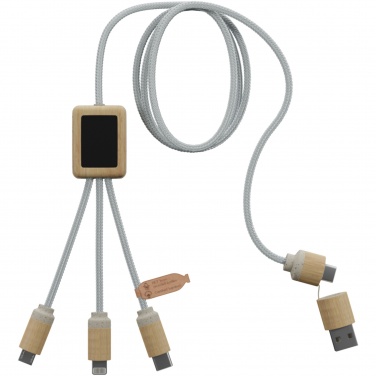 Logo trade business gift photo of: SCX.design C49 5-in-1 charging cable