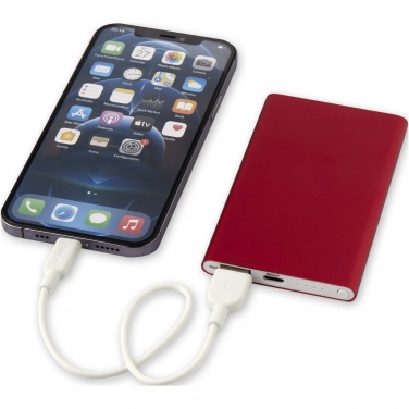 Logotrade business gift image of: Pep 4000 mAh Type-C recycled aluminium power bank 
