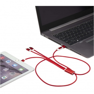 Logotrade business gift image of: Versatile 5-1 recycled aluminium charging cable
