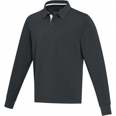 Logotrade promotional items photo of: Clyde unisex organic rugby polo sweatshirt