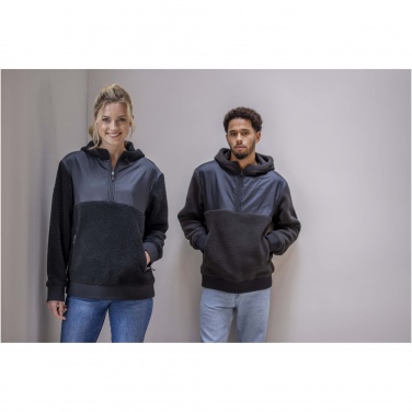 Logo trade promotional merchandise photo of: Evans unisex recycled sherpa fleece