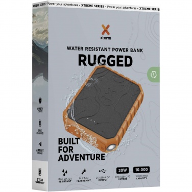 Logotrade advertising product image of: Xtorm XR201 Xtreme 10.000 mAh 20W QC3.0 waterproof rugged power bank with torch