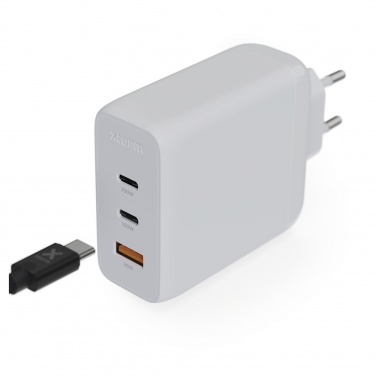 Logo trade promotional products image of: Xtorm XEC100 GaN² Ultra 100W wall charger