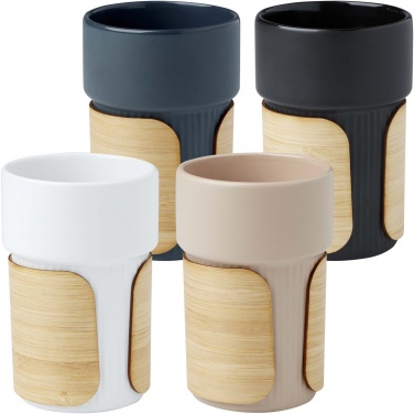 Logo trade promotional product photo of: Tumbler Fika 340 ml with bamboo sleeve