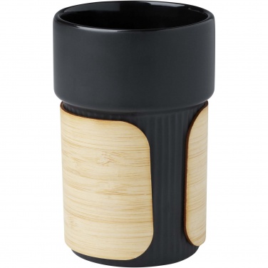 Logo trade business gift photo of: Tumbler Fika 340 ml with bamboo sleeve