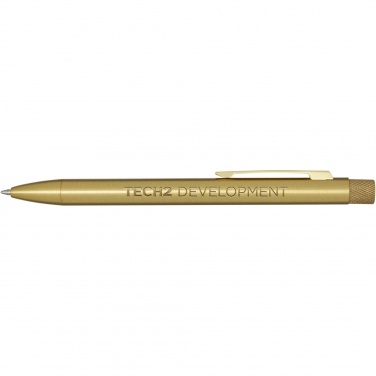 Logo trade promotional gifts picture of: Beatriz recycled brass ballpoint pen