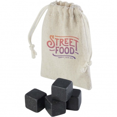 Logo trade promotional gift photo of: Pedro stone ice cubes set