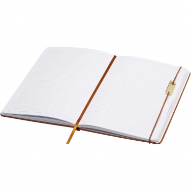 Logo trade promotional giveaways image of: Legato A5 notebook and rollerball pen set 