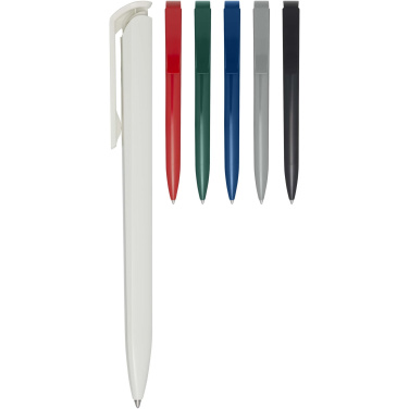 Logo trade advertising product photo of: Lucia recycled plastic ballpoint pen