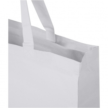 Logo trade promotional merchandise picture of: Odessa 220 g/m² GRS recycled cotton large tote bag