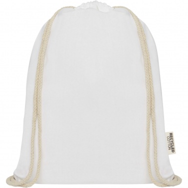 Logotrade corporate gifts photo of: Oregon 140 g/m² GRS recycled cotton drawstring bag