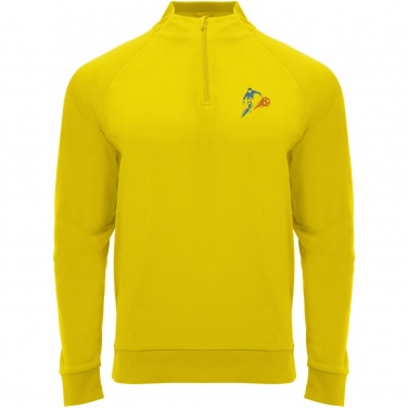 Logo trade corporate gifts image of: Epiro long sleeve unisex quarter zip sweatshirt