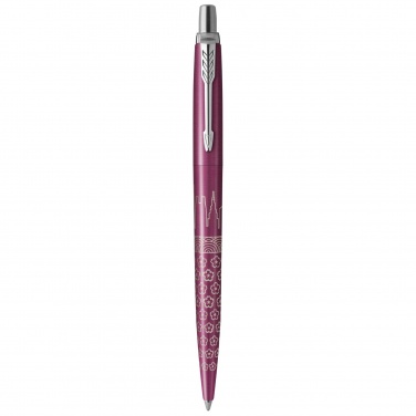 Logotrade promotional merchandise picture of: Parker Jotter SE Global Icons colour trim ballpoint pen