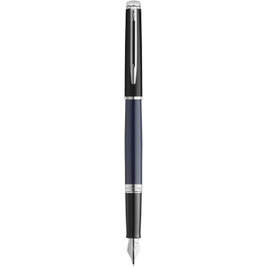 Logotrade promotional merchandise picture of: Hemisphere colour blocking fountain pen with palladium trim