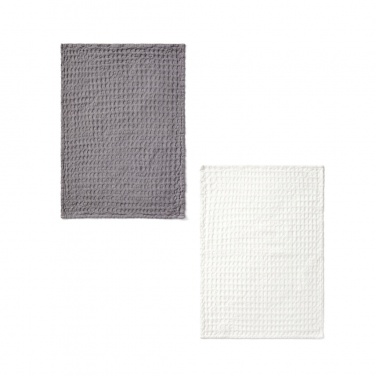 Logotrade promotional products photo of: VINGA Cromer waffle kitchen towel, 2 pcs