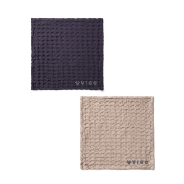 Logo trade promotional products picture of: VINGA Cromer waffle dish cloth, 2 pcs