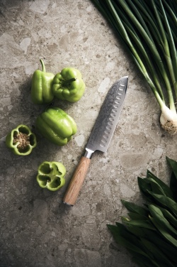 Logotrade promotional products photo of: VINGA Hattasan Damascus Santoku knife