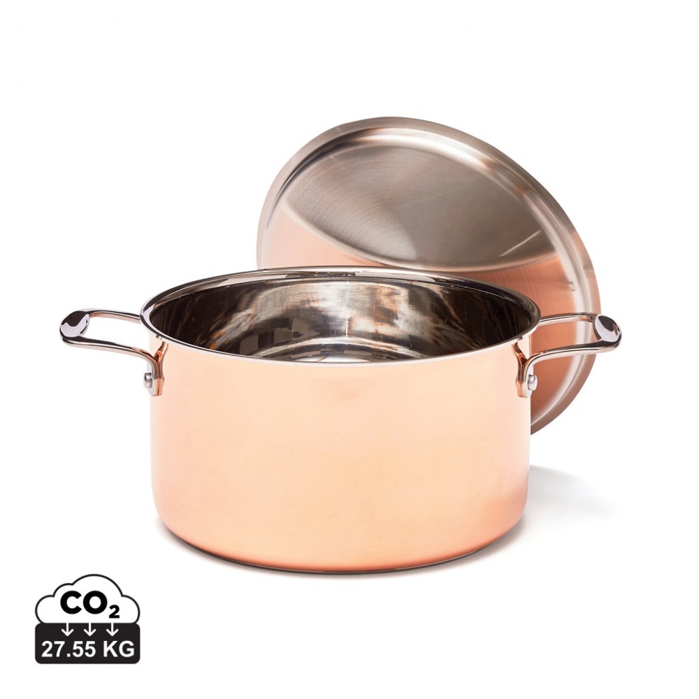 Logotrade promotional item image of: VINGA Baron copper saucepan