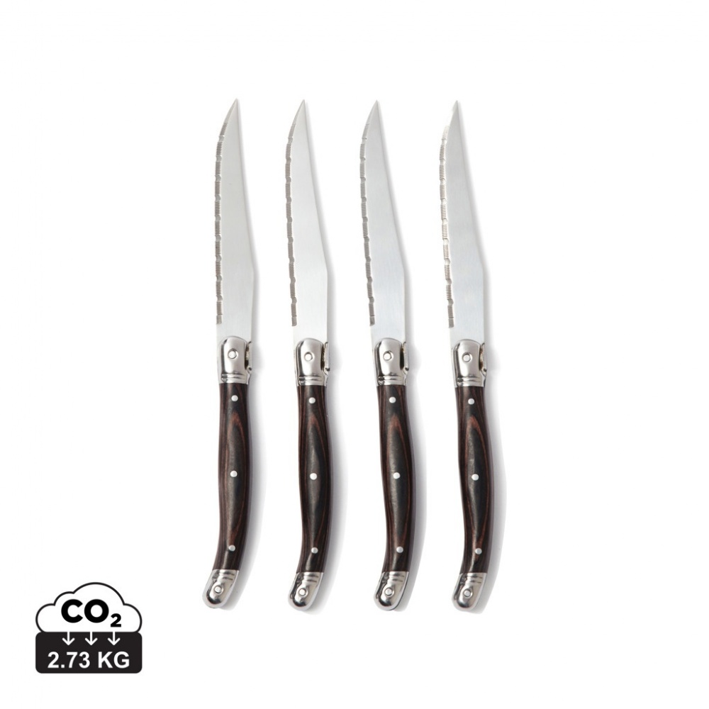 Logo trade business gifts image of: VINGA Gigaro meat knives