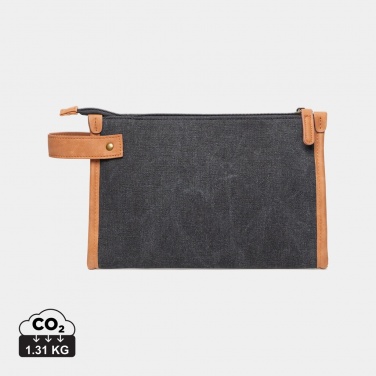 Logotrade business gift image of: VINGA Bosler GRS recycled canvas toiletry bag