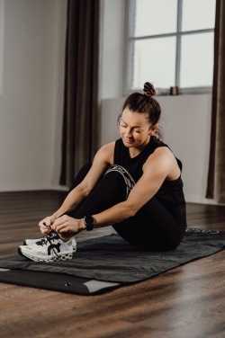 Logo trade promotional gifts image of: VINGA GRS RPET active dry towel 140 x 70cm