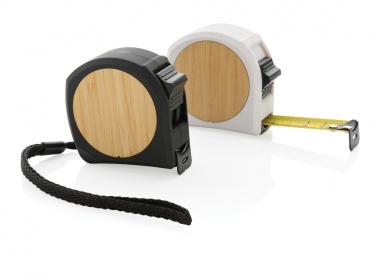 Logo trade promotional merchandise photo of: RCS recycled plastic bamboo tape 5M/19mm