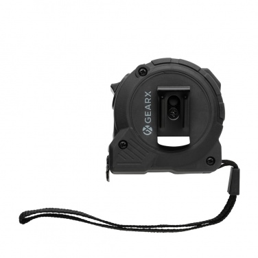 Logo trade promotional giveaways image of: Gear X 5M measuring Tape with slow/fast retract function