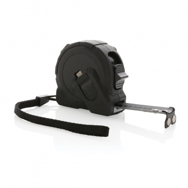 Logotrade promotional product image of: Gear X 5M measuring Tape with slow/fast retract function