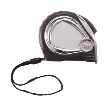 Logotrade promotional item picture of: Chrome plated auto stop tape measure