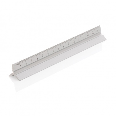 Logo trade advertising products picture of: 15cm. Aluminum triangular ruler