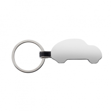 Logotrade promotional gift image of: RCS recycled zinc alloy car keyring