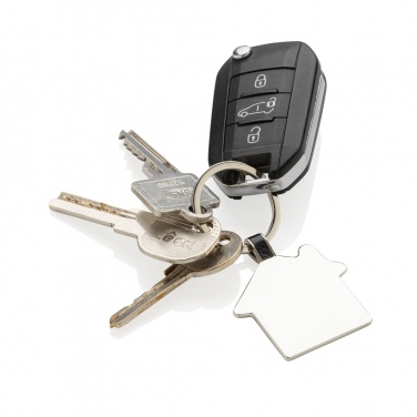 Logotrade corporate gift picture of: RCS recycled zinc alloy house keyring
