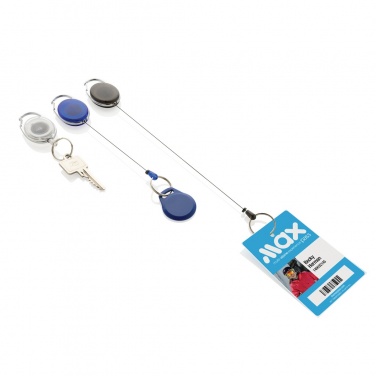 Logotrade advertising product image of: RCS recycled ABS roller clip keychain