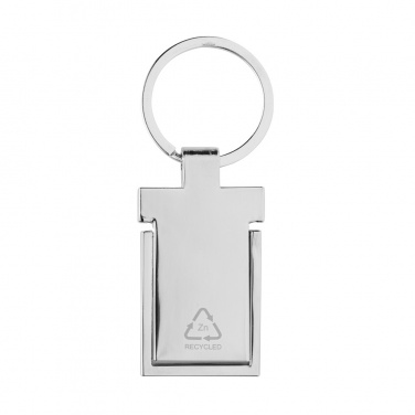 Logo trade promotional giveaway photo of: RSC recycled zinc alloy phone stand keychain