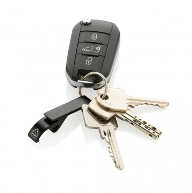 Logo trade business gifts image of: RCS recycled aluminum bottle and can opener