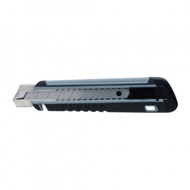 Logo trade promotional merchandise picture of: Refillable RCS rplastic heavy duty snap-off knife soft grip