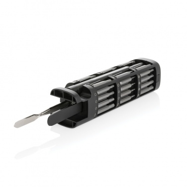 Logo trade promotional products image of: Gear X RCS recycled aluminum precision screwdriver set 46 pc