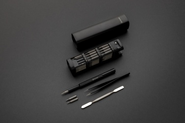 Logo trade advertising product photo of: Gear X RCS recycled aluminum precision screwdriver set 46 pc