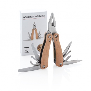 Logo trade business gifts image of: Wood multitool