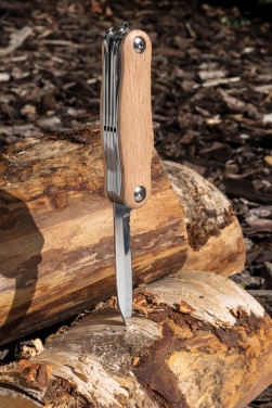 Logo trade corporate gifts picture of: Wood pocket knife