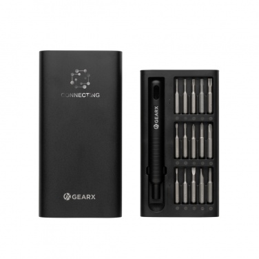 Logotrade promotional giveaway image of: Gear X 31 in 1 precision screwdriver set