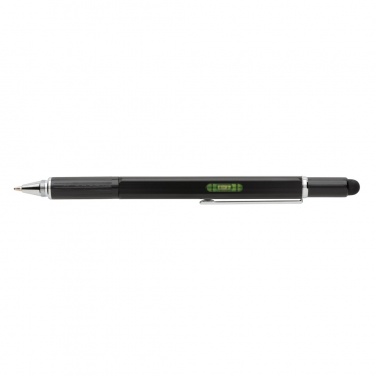 Logo trade advertising products image of: 5-in-1 aluminium toolpen