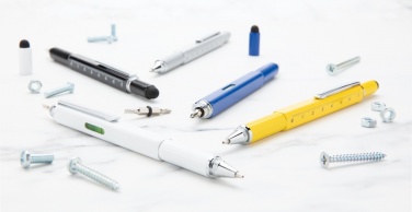 Logo trade promotional merchandise picture of: 5-in-1 aluminium toolpen