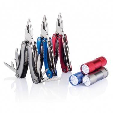 Logo trade promotional giveaway photo of: Multitool and torch set