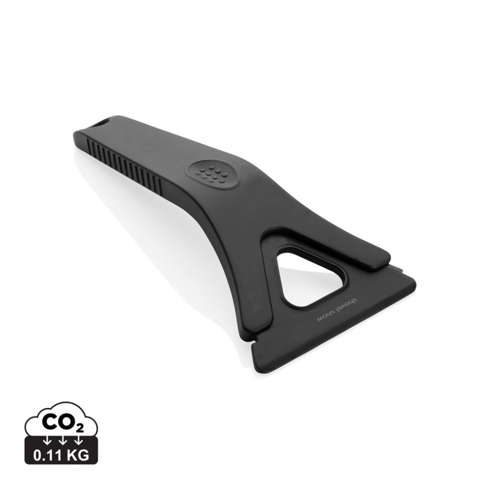 Logotrade corporate gift picture of: Polard RCS certified recycled plastic 3-in-1 ice scraper