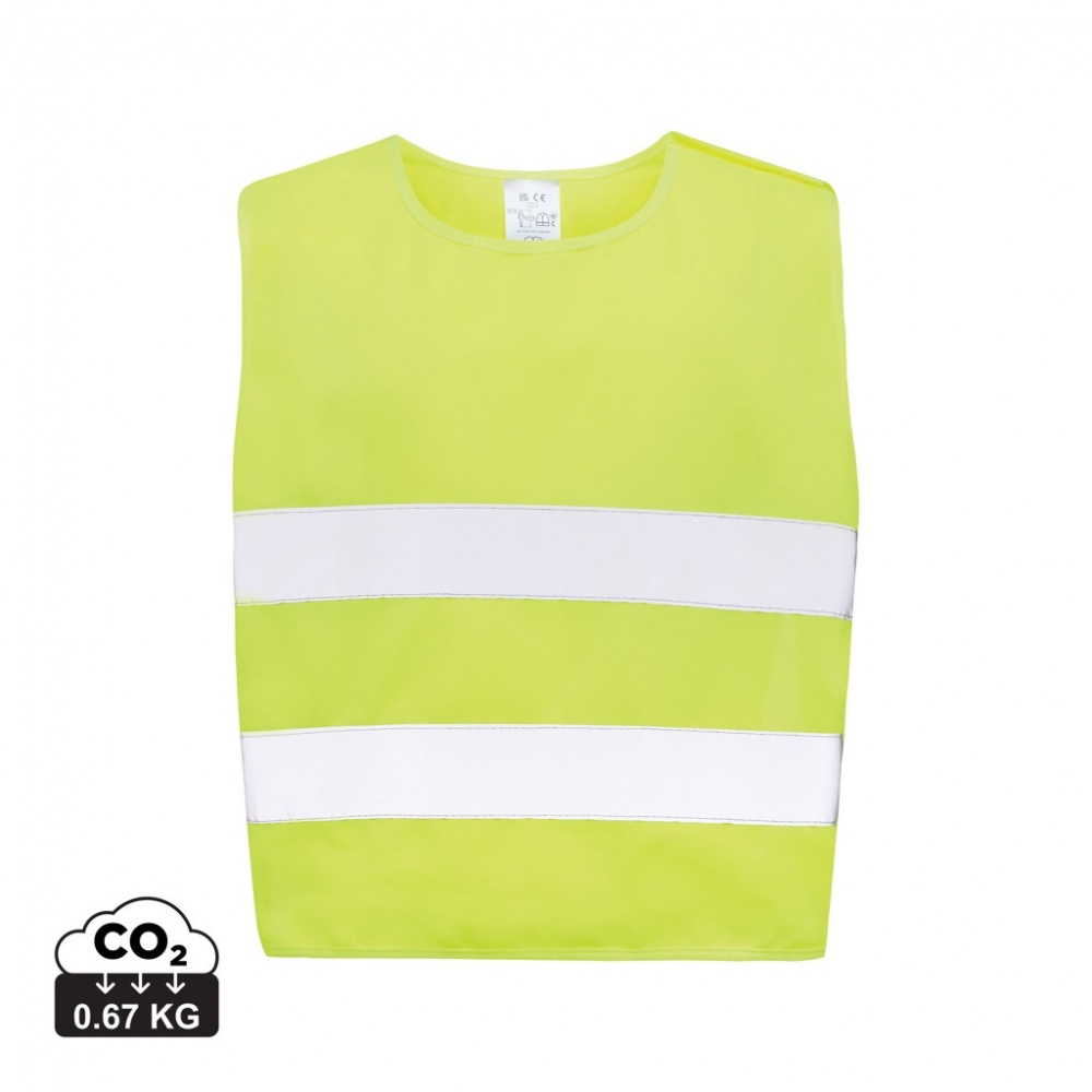 Logo trade promotional items picture of: GRS recycled PET high-visibility safety vest 3-6 years