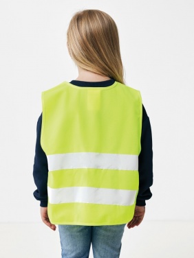 Logotrade promotional item picture of: GRS recycled PET high-visibility safety vest 3-6 years