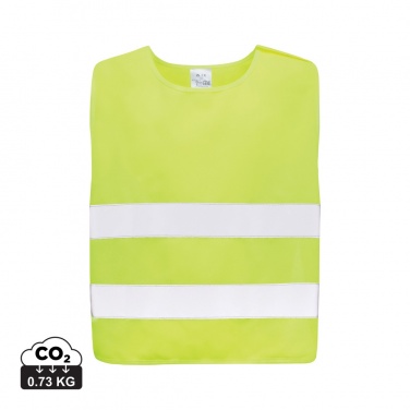 Logo trade business gift photo of: GRS recycled PET high-visibility safety vest 7-12 years