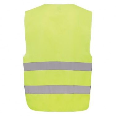 Logo trade advertising products image of: GRS recycled PET high-visibility safety vest